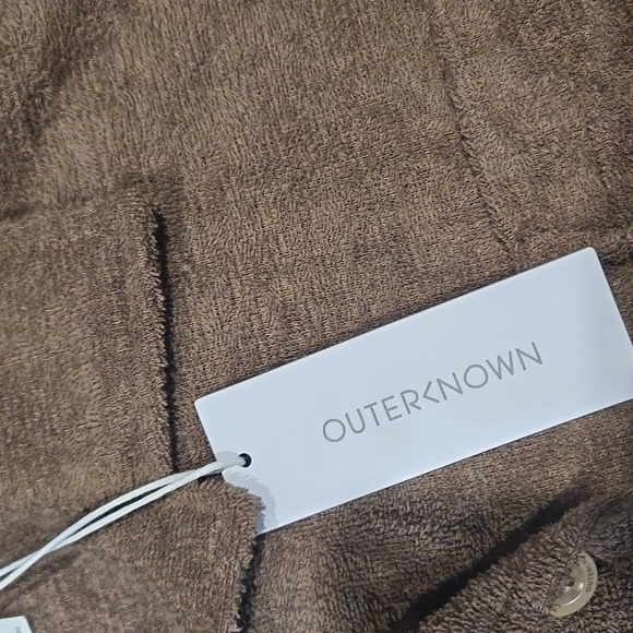 NWT OUTERKNOWN FLEECE POLO BUTTON FRONT SHIRT SIZE XS.   #7756 - Picture 6 of 9
